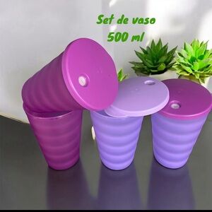 Purple and Lavender Tumbler Set